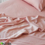 Premium bedding set 100% bamboo | Light pink - Image 3