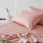 Premium bedding set 100% bamboo | Light pink - Image 2