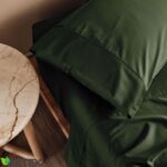 Set di biancheria premium 100% bambù | Verde militare - immagine 4