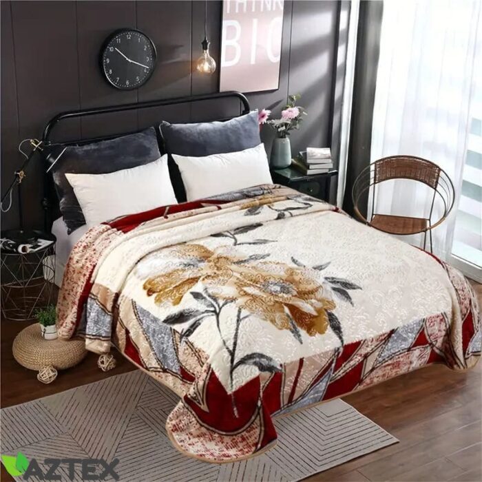 Tekk 220x240 cm Burgundy Magnolia