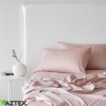 Capa de Almofada Bambú – Rosa claro - Image 3