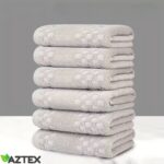 Puuvillaste rätikute komplekt 6 tk Helehall