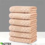 Puuvillaste rätikute komplekt 6 tk Pruun