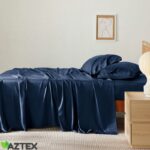 Bambusová obliečka na vankúš – Modrá – Obrázok 3