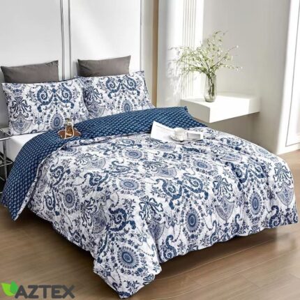 Voodipesukomplekt 200x200 Kuninglik sinine