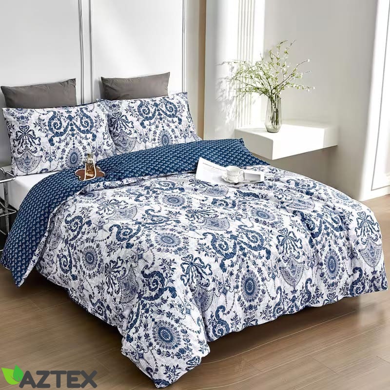 Voodipesukomplekt 200x200 Kuninglik sinine