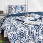 Voodipesukomplekt 200x200 cm Kuninglik sinine