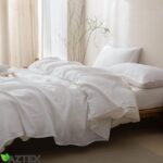 Lněné ložní povlečení | Bílá - Obrázek 3