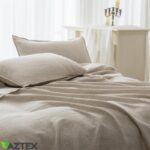 Hennep kussensloop | Natuurlijke tint - Afbeelding 2