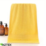 Puuvillane froteerätik Kollane