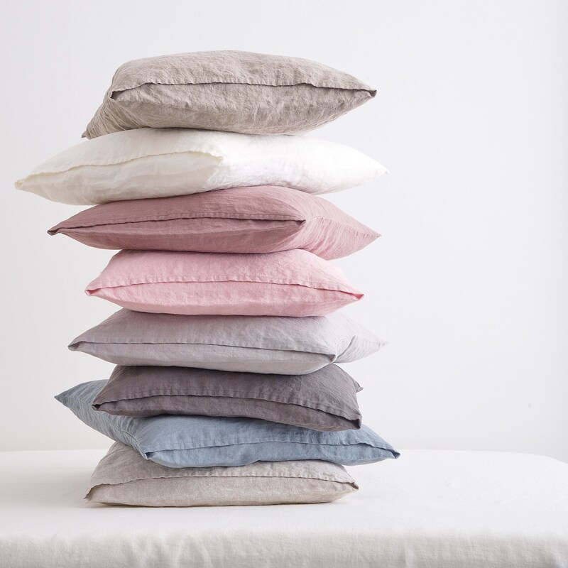 Taies d’oreiller en lin