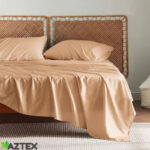 Premium voodipesukomplekt 100% bambus | Nude värv - Image 2