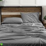 Sábana de bambú – Gris metalizado - Imagen 3