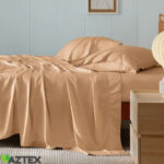 Drap Plat en Bambou – Couleur chair – Image 3